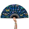 Bamboo Clack Hand Fan For Raves or Festivals