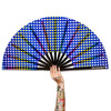 Bamboo Clack Hand Fan For Raves or Festivals