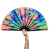 Bamboo Folding Clack Hand Fan For Raves or Festivals